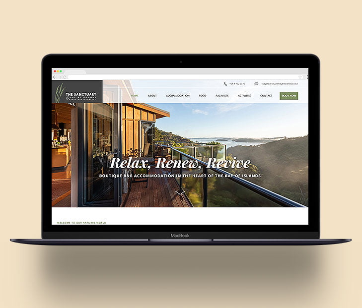 northland accommodation-professional website package