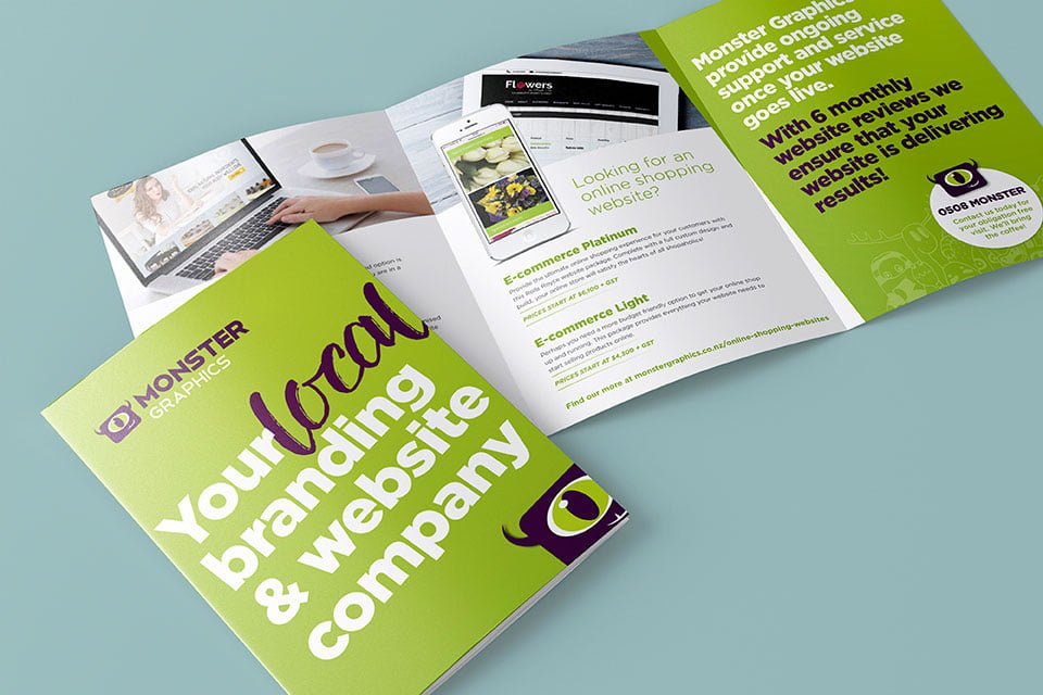 branded marketing collateral-graphic design-monster creative-whangarei